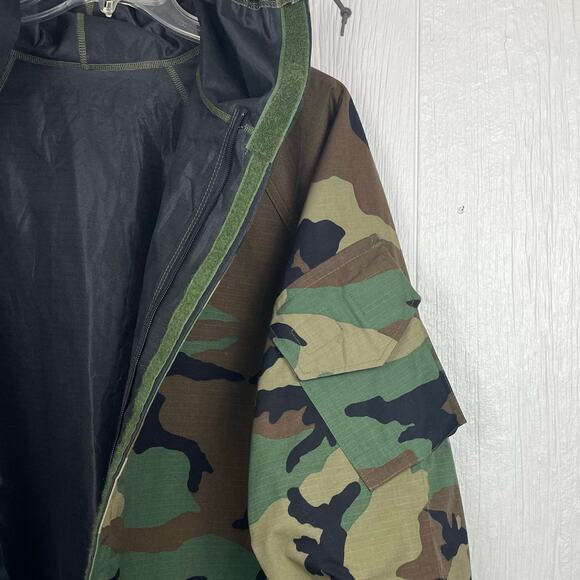 Camo Coat Jacket Men's XL Long, Military Chemical Protective Overgarment NFR - Picture 5 of 13